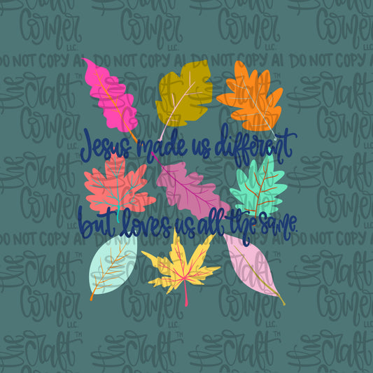 Jesus Made Us Different