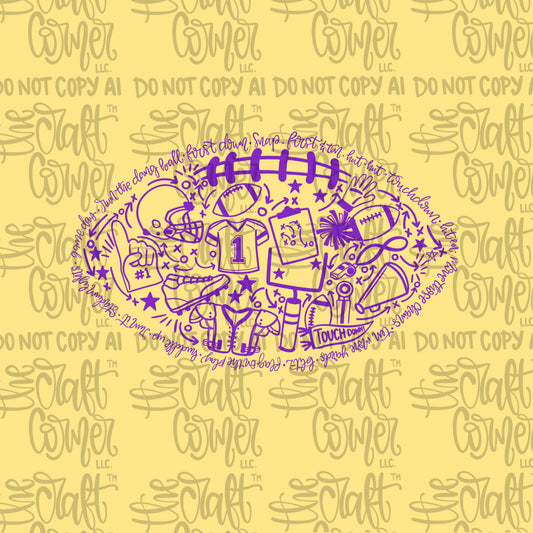 Football - Purple
