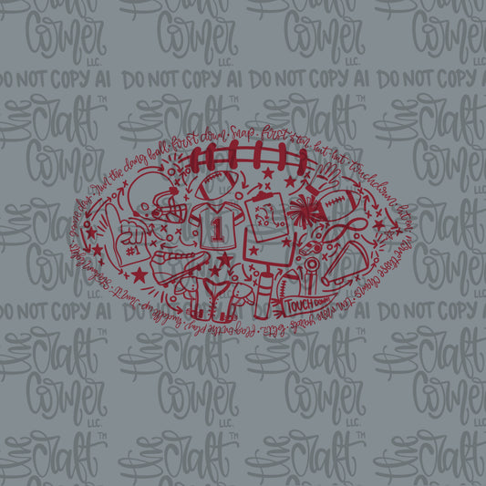 Football - Maroon
