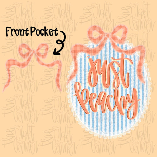 Peachy Seersucker PNG, Peachy Coquette PNG, Summertime PNG, Southern Png, Trending Png, Girly Png, Preppy Png, Digital Dtf