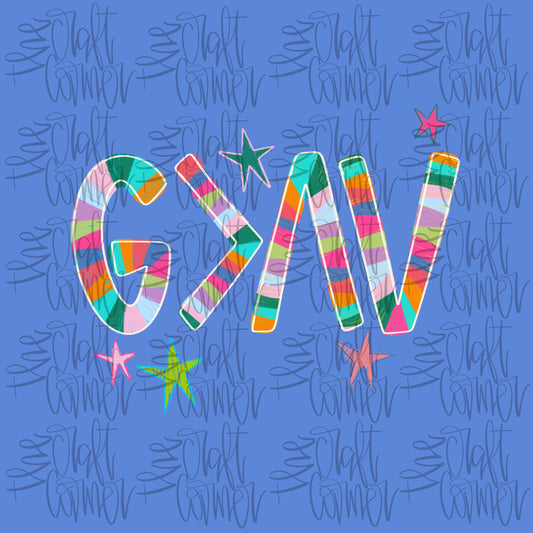 God Is Greater Than The Highs and Lows PNG, Religious PNG, Spring Png, Jesus Png, Faith Based Png, Wwjd Png, Preppy Color Png, Graphic Png