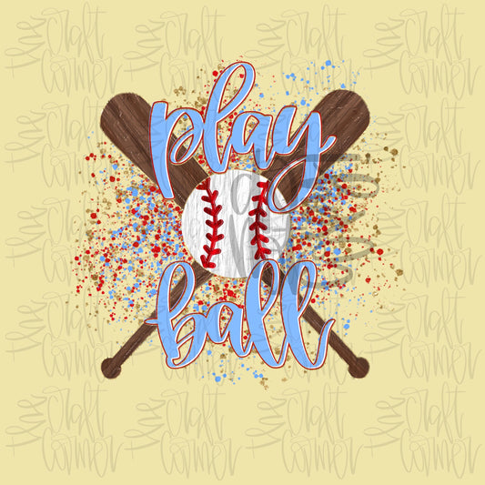 Baseball PNG, Play Ball PNG, Baseball Splatter PNG, Game Day Png, Realistic Paint Png, Brushstroke Png, Girly Png, Faux Glitter Png