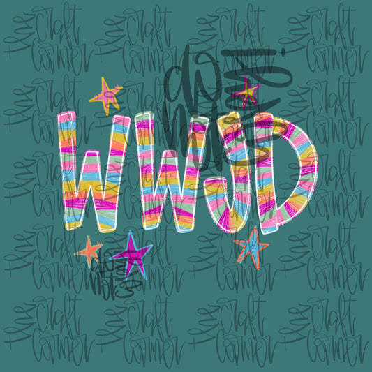 WWJD PNG, Religious PNG, Spring Png, Doodle Png, Jesus Png, Faith Based Png, Wwjd Png, Preppy Color Png, Graphic Png, Trendy Png