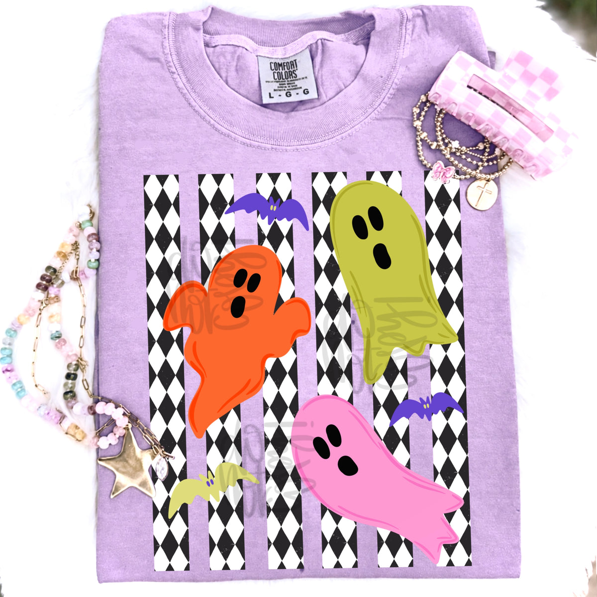 Stripe Preppy Ghost