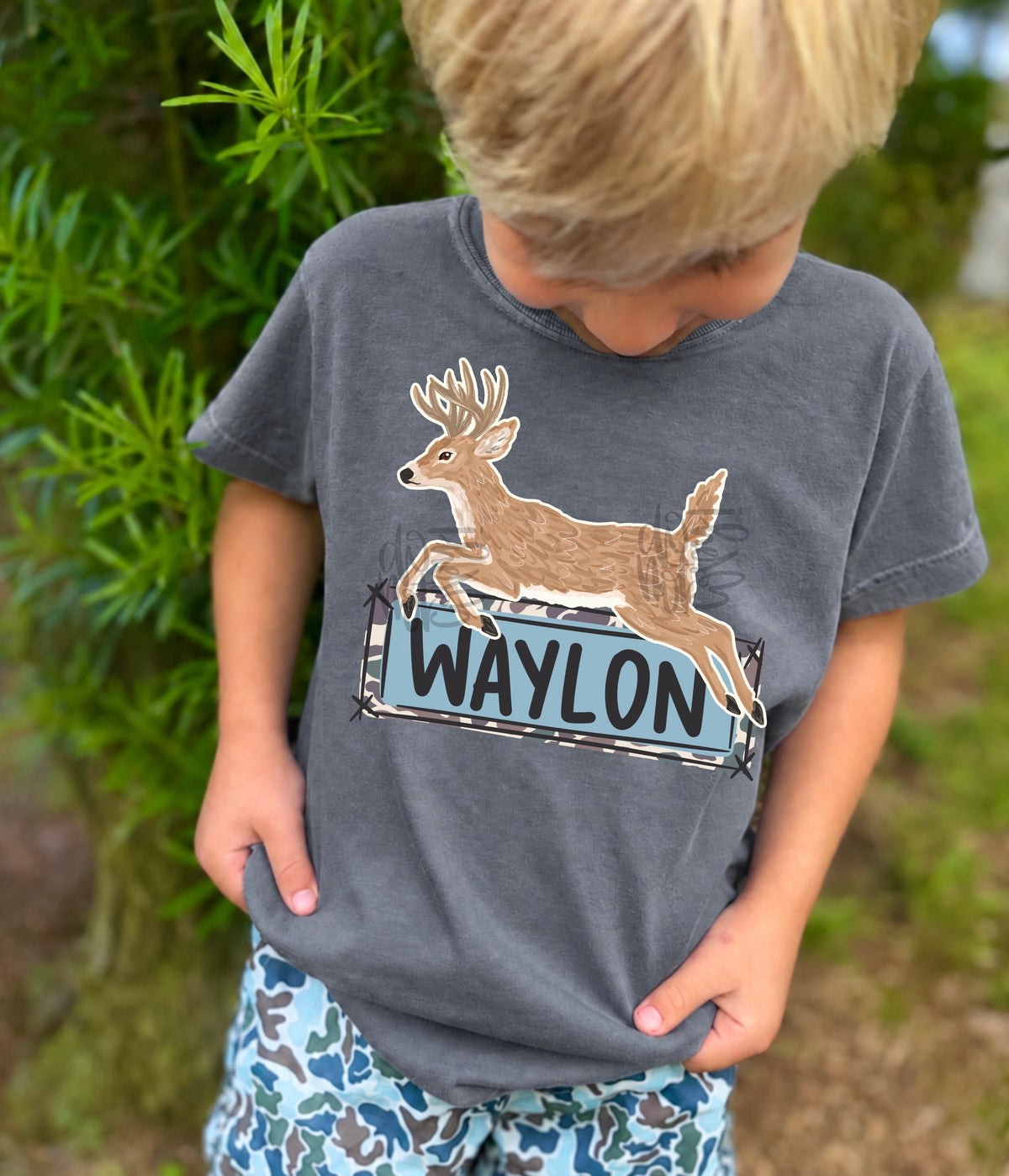 Deer Name Plate