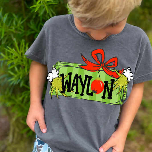 CHRISTmas Name Plate