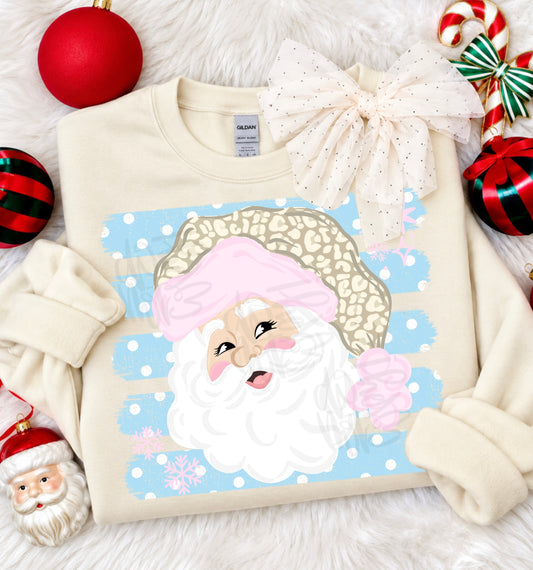Striped Leopard Santa