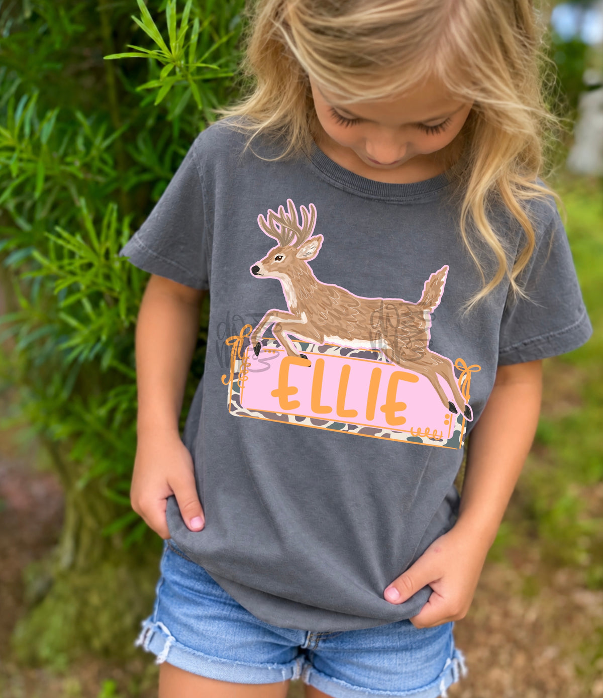 Deer Name Plate
