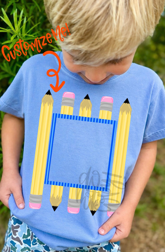 Boy Pencil Crest