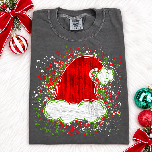 Traditional Santa Splatter Hat