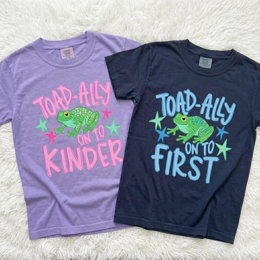 Toad-ally on to School PNG