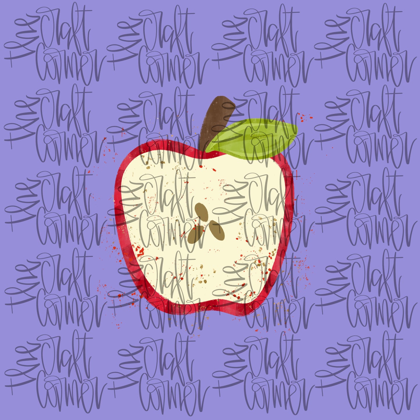 School Apple Blank PNG