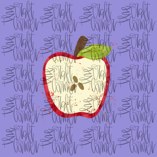 School Apple Blank PNG
