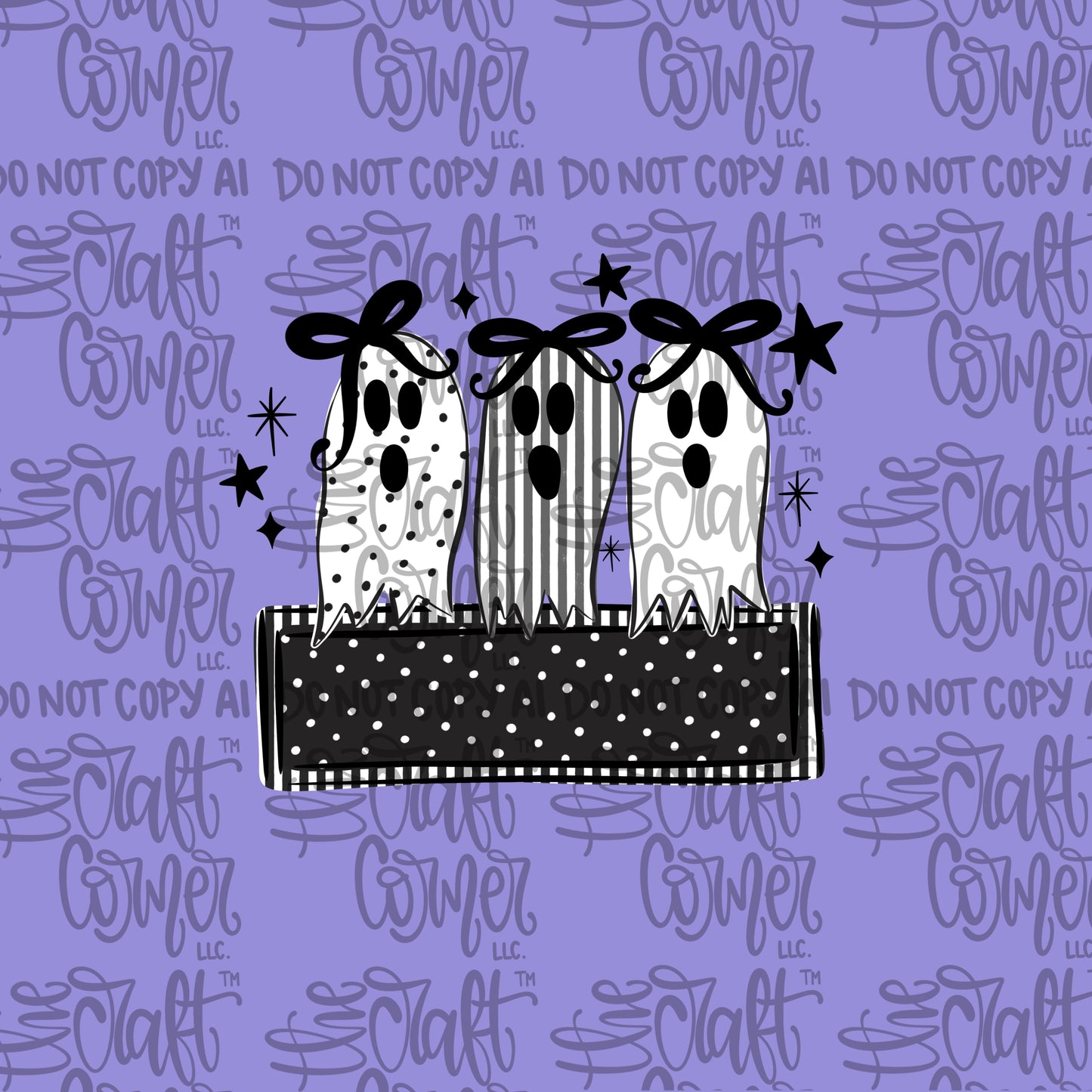 Mommy & Me Ghost Nameplate