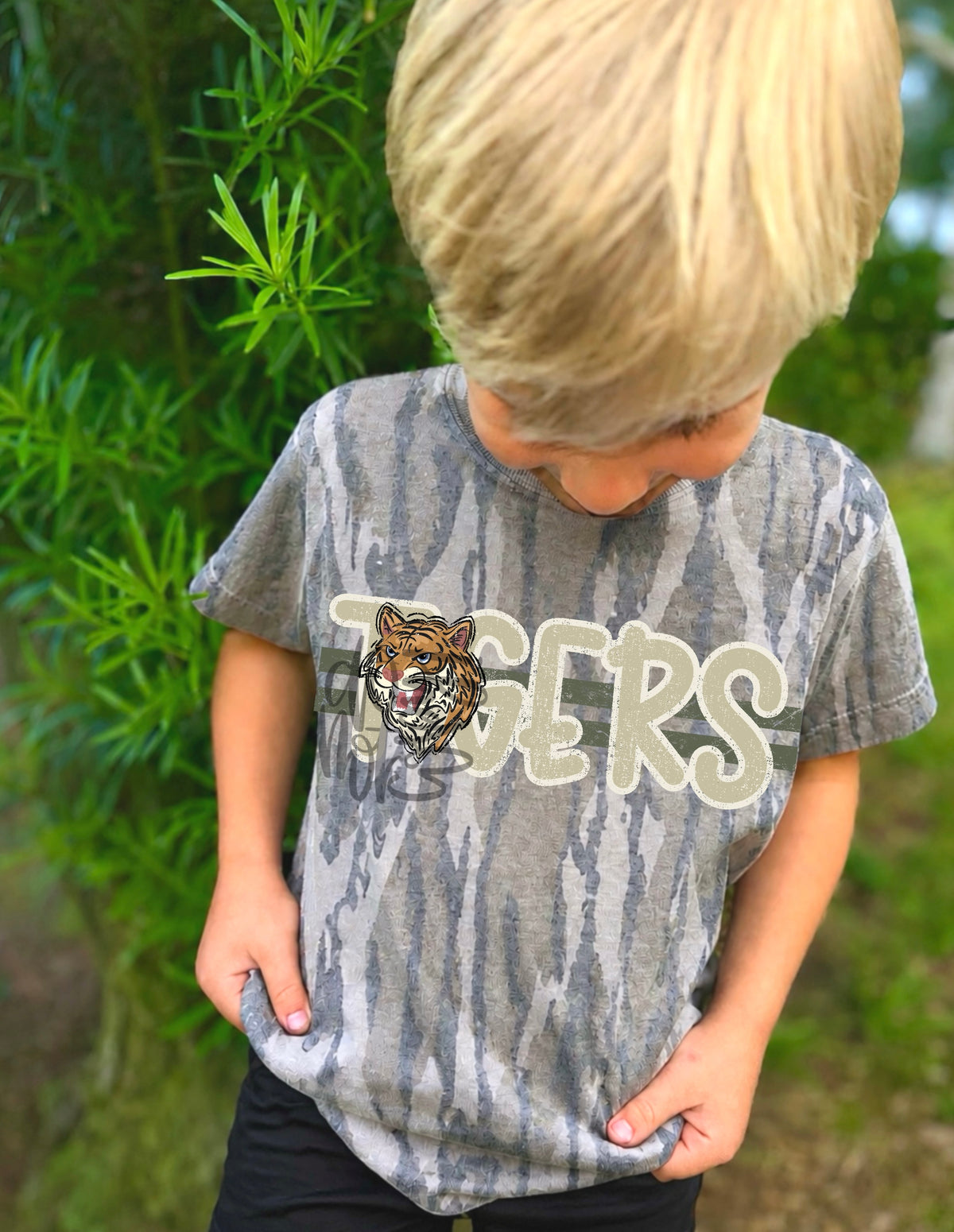 Camo Mascot - Tigers