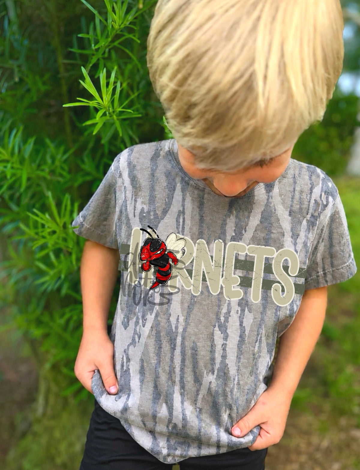 Camo Mascot - Hornets