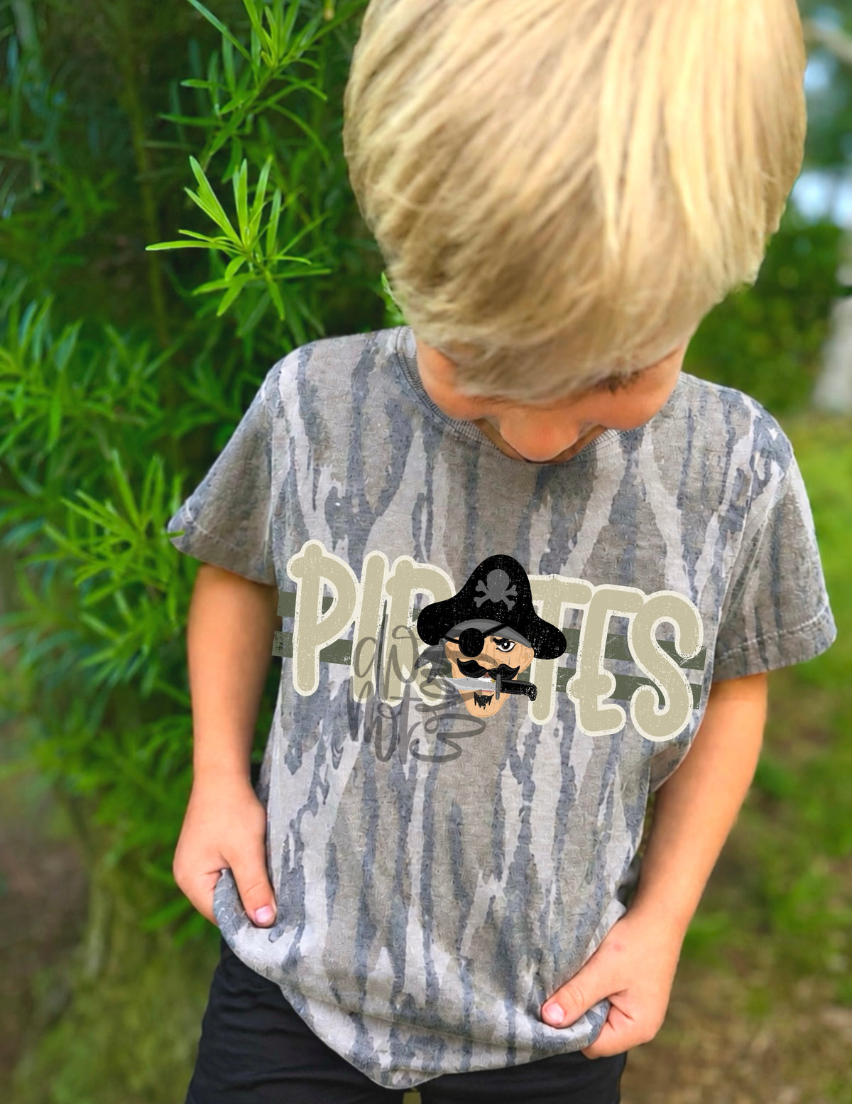 Camo Mascot - Pirates