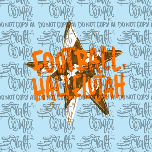 Football Hallelujah Orange