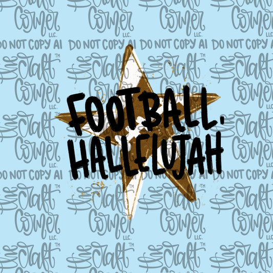 Football Hallelujah Black