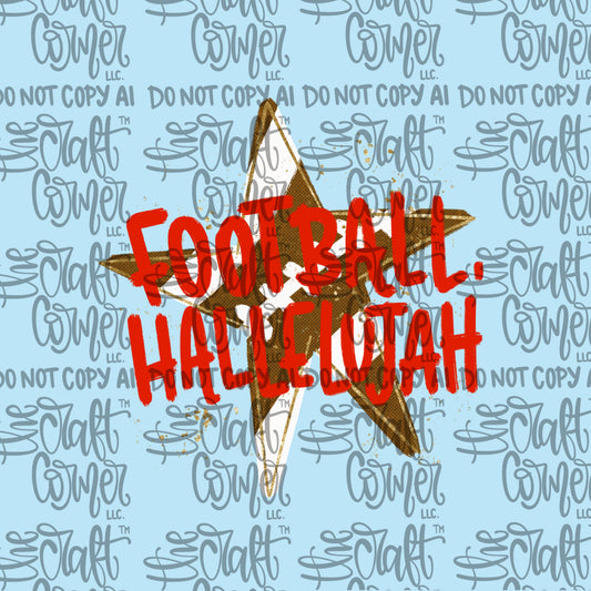 Football Hallelujah Red