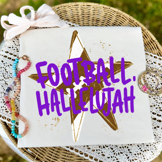 Football Hallelujah Purple