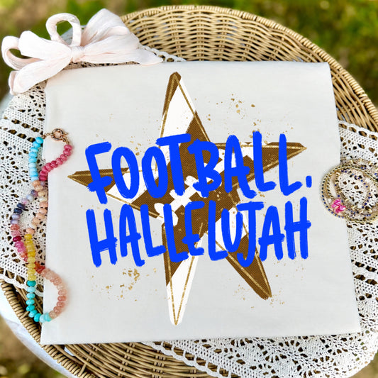Football Hallelujah Blue
