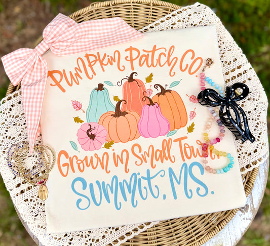 Pumpkin Patch Co. Small Town Customizable