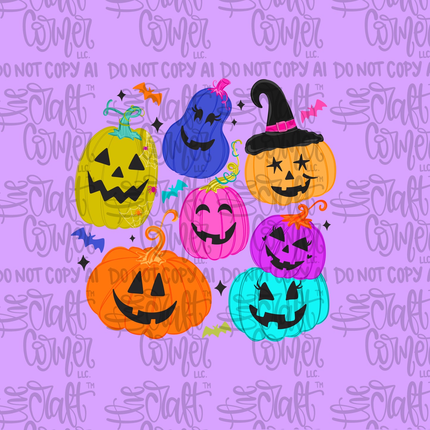 Colorful Pumpkins