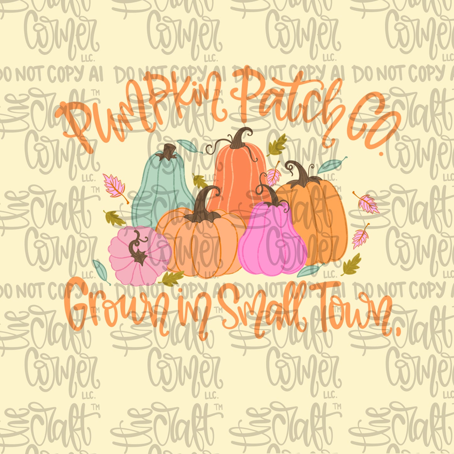 Pumpkin Patch Co. Small Town Customizable