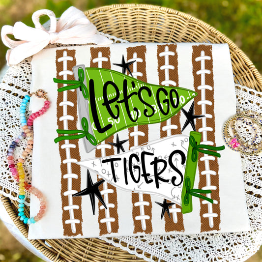 Let's Go Mascot Football PNG