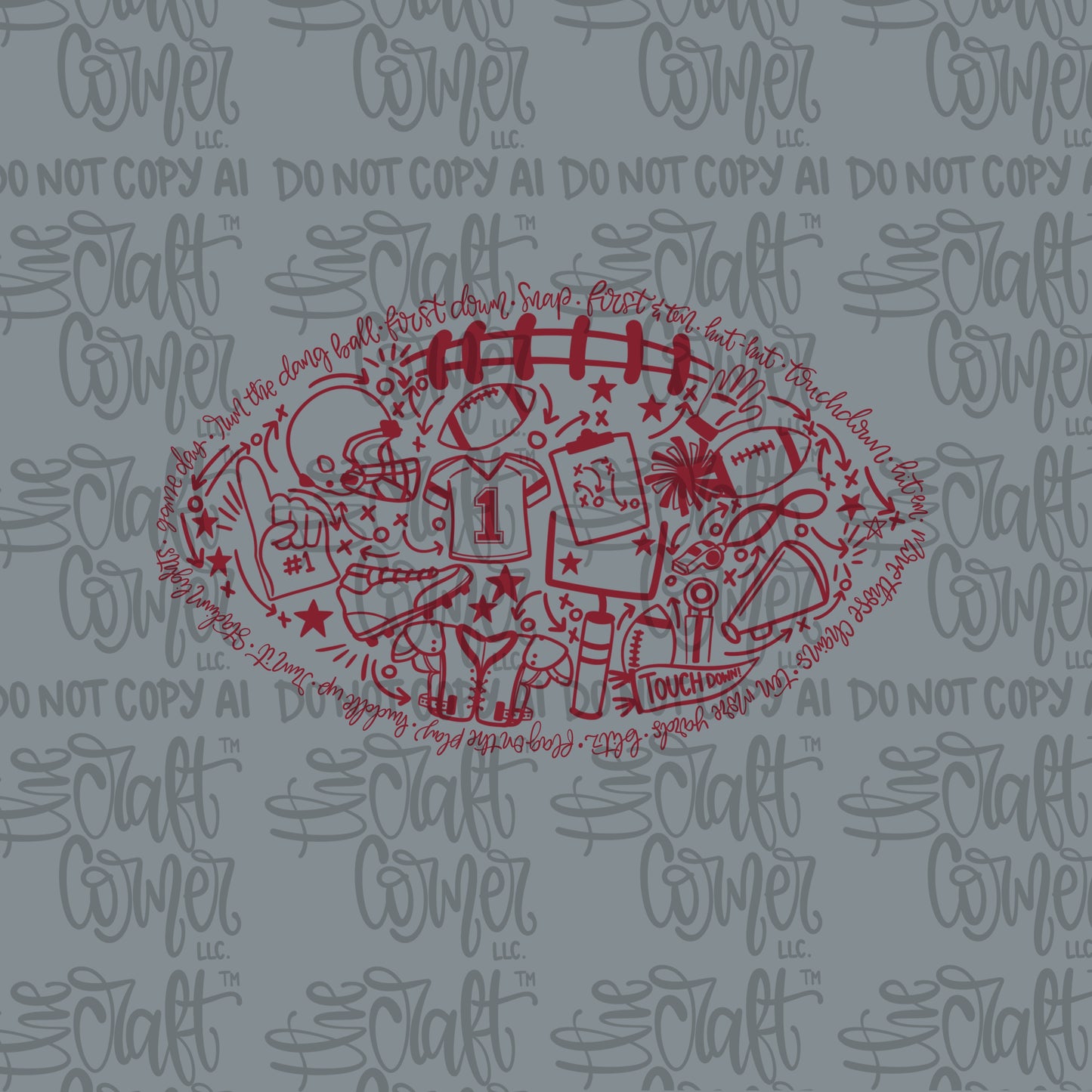 Football - Maroon