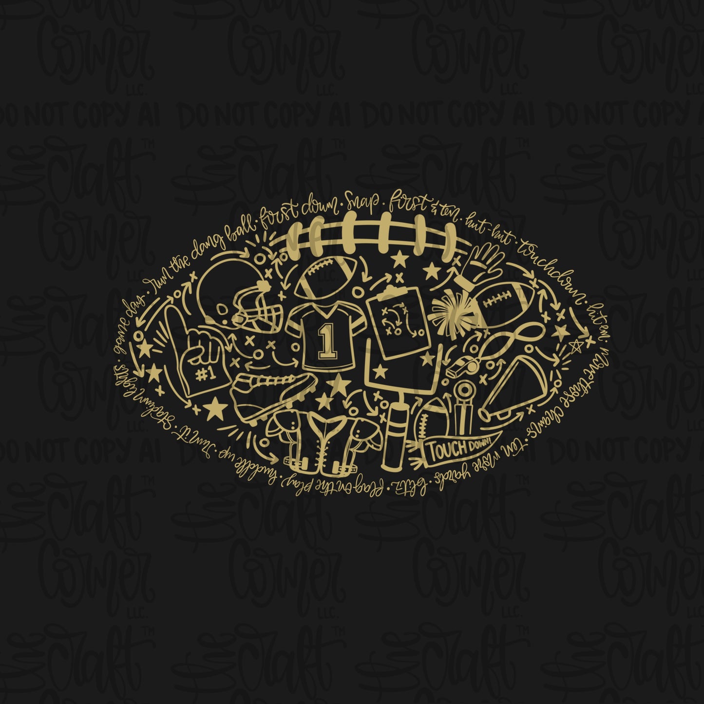 Football - Vegas Gold