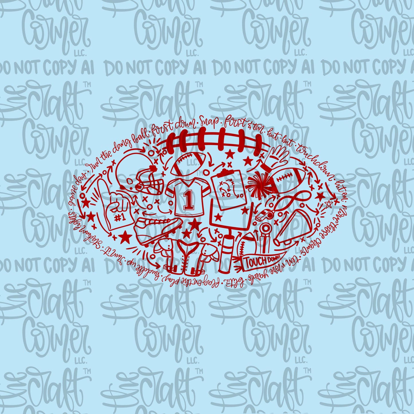 Football - Red