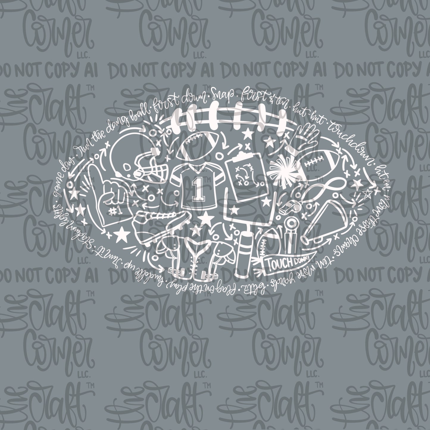 Football - White
