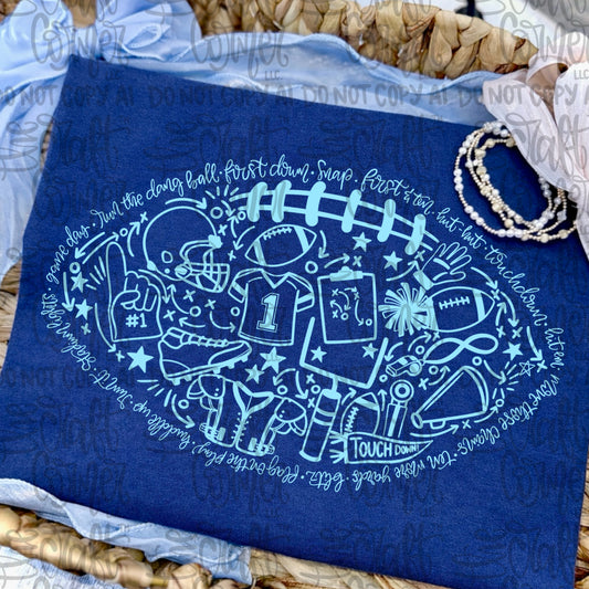 Football - Columbia Blue