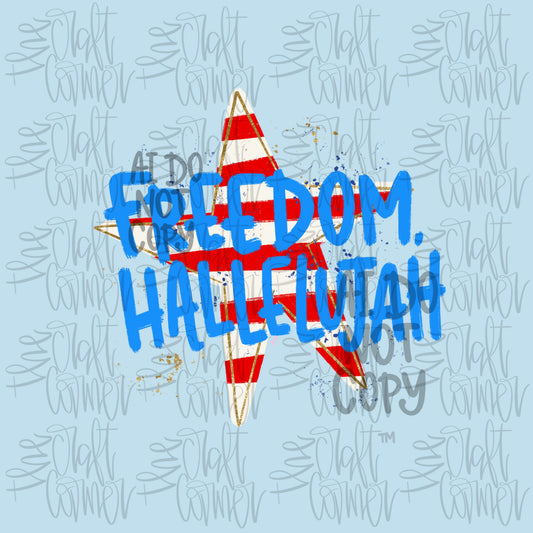 Freedom Hallelujah PNG