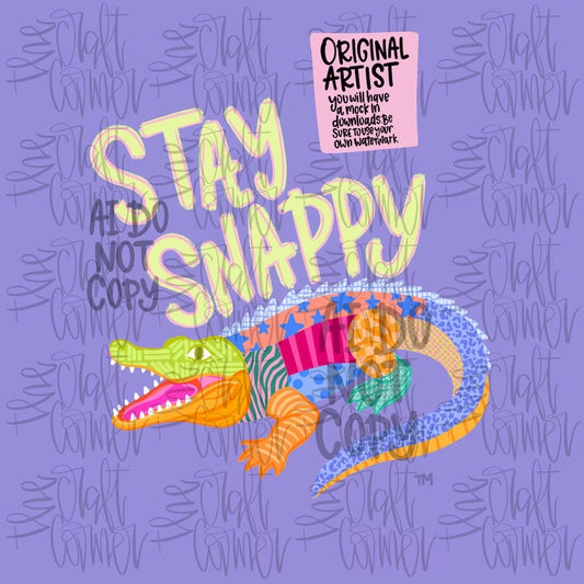 Gator PNG, Stay Snappy PNG, Trending PNG, Alligator Png, Viral Png, Girly Png, Boutique Png, Graphic Tee Png, Later Gator Png