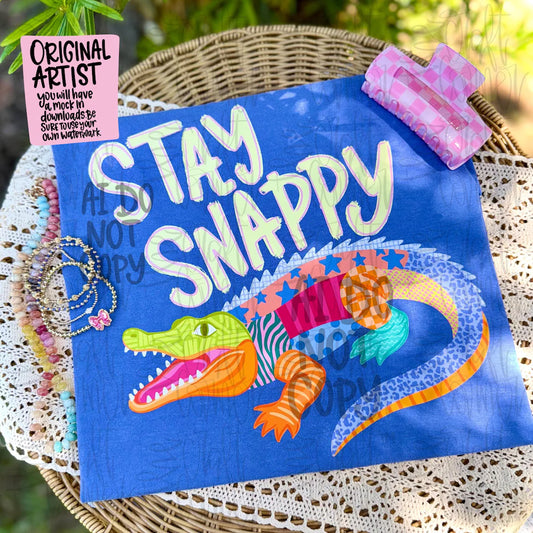 Gator PNG, Stay Snappy PNG, Trending PNG, Alligator Png, Viral Png, Girly Png, Boutique Png, Graphic Tee Png, Later Gator Png