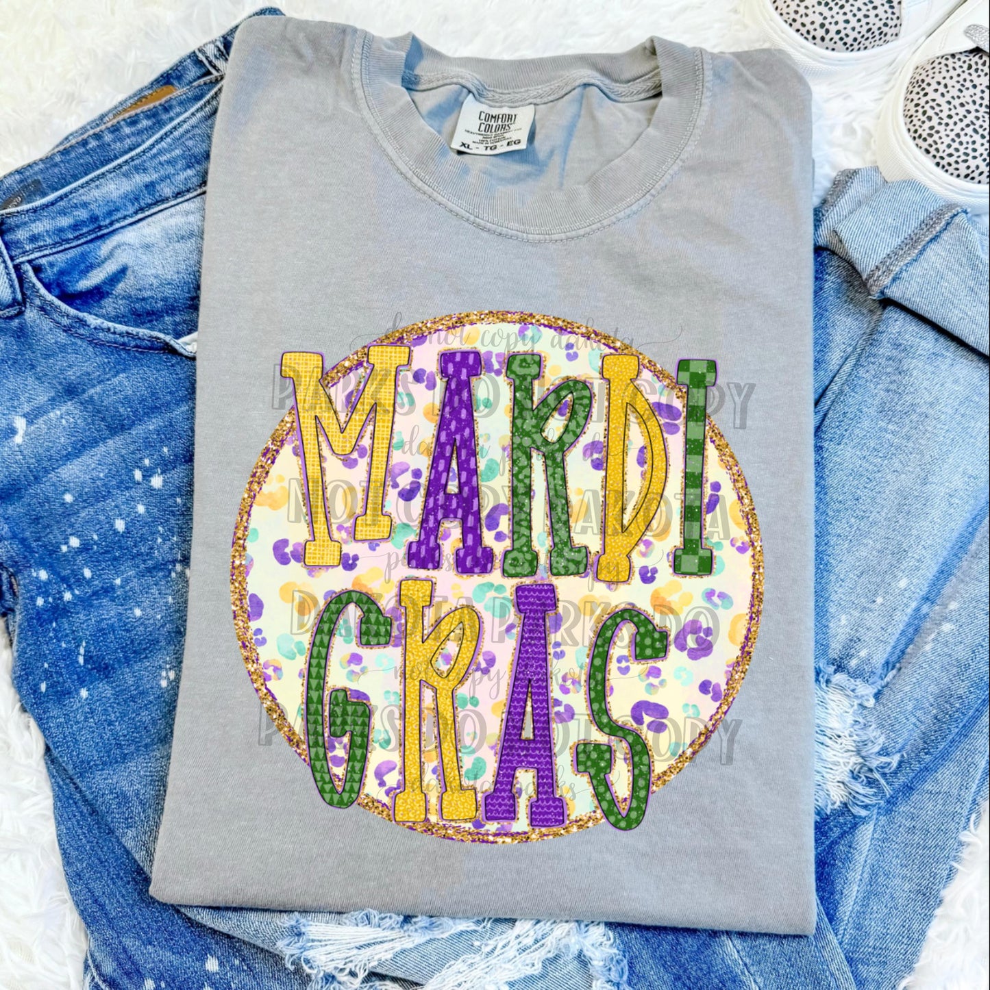 Mardi Gras PNG, Parade png, DTF, Mardi Digital Design, Sublimation, Louisiana PNG, Faux Glitter png, Hand Drawn Png, Fleur De Lis, Printable