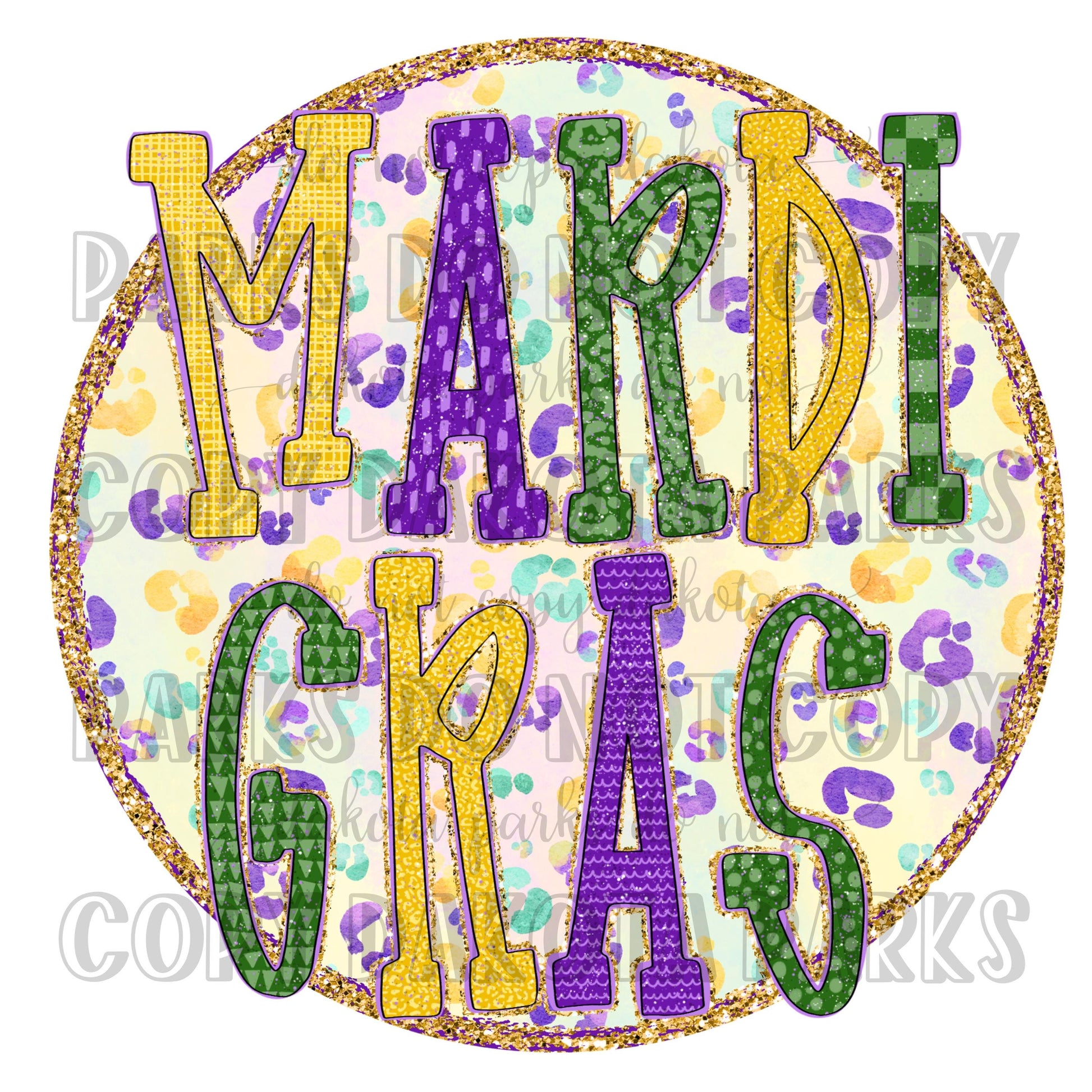 Mardi Gras PNG, Parade png, DTF, Mardi Digital Design, Sublimation, Louisiana PNG, Faux Glitter png, Hand Drawn Png, Fleur De Lis, Printable