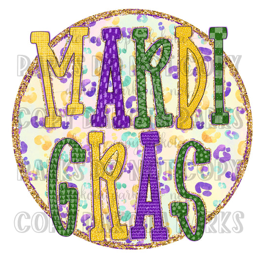 Mardi Gras PNG, Parade png, DTF, Mardi Digital Design, Sublimation, Louisiana PNG, Faux Glitter png, Hand Drawn Png, Fleur De Lis, Printable