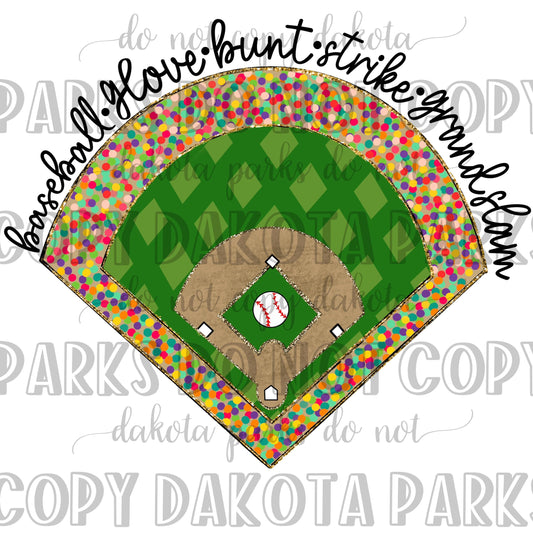 Baseball coquette Png Baseball mama digital design png hand drawn png sublimation design preppy gold glitter png brushstroke acrylic art