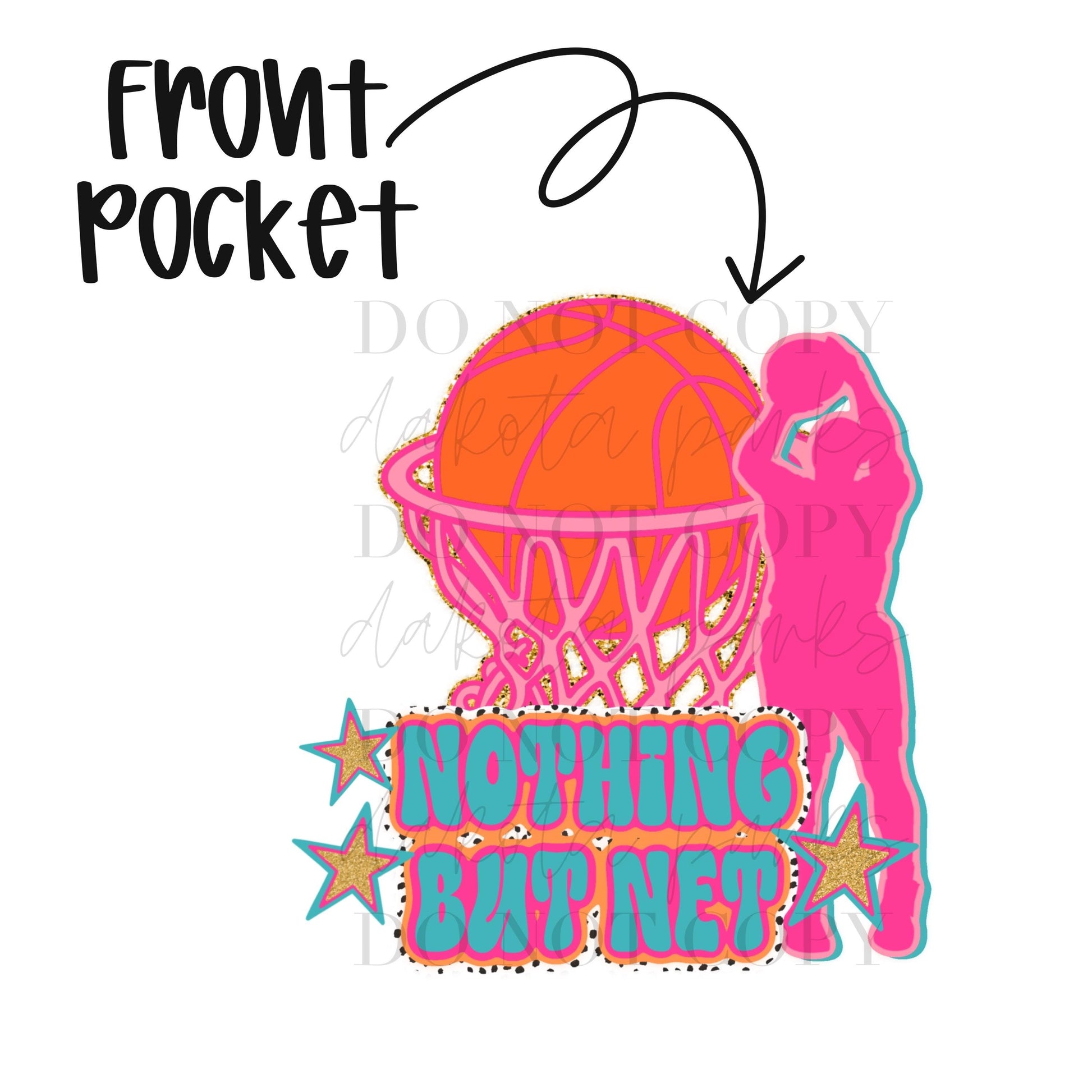 Basketball Preppy PNG, Fun Basketball PNG, preppy basketball png, basketball png, coquette png, girly, vivid png, neon, glitter digital desi