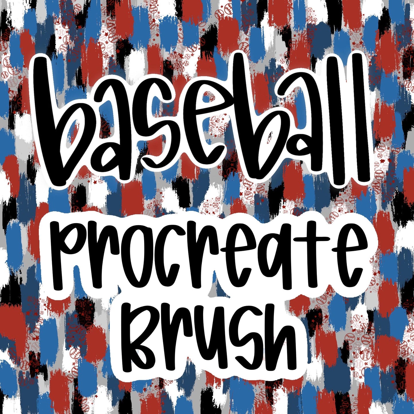 Baseball Procreate Brush, Baseball, Softball Brush, Procreate, Brush, Pen, Digital, Sports, Hand Lettering