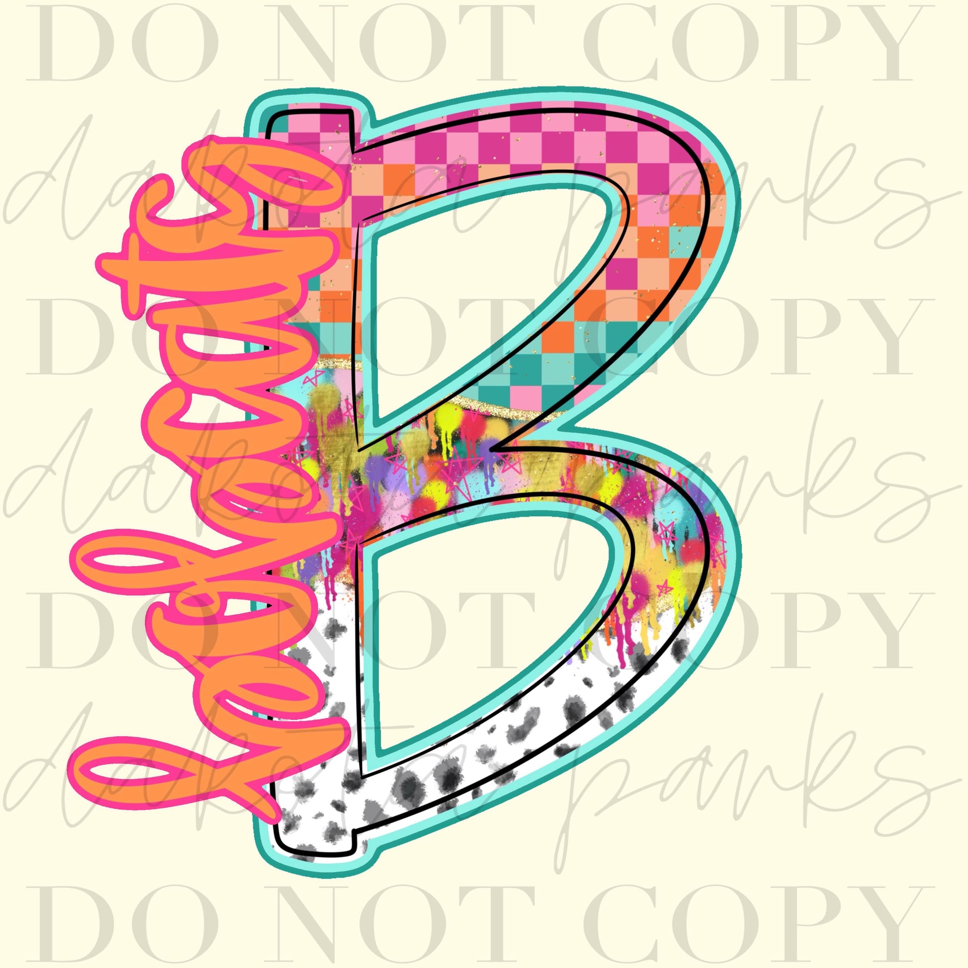 Boujee Alpha, Preppy Paint Alpha, Spray Paint Alpha, School Spirit, Prep Digital, Neon, Clip Art