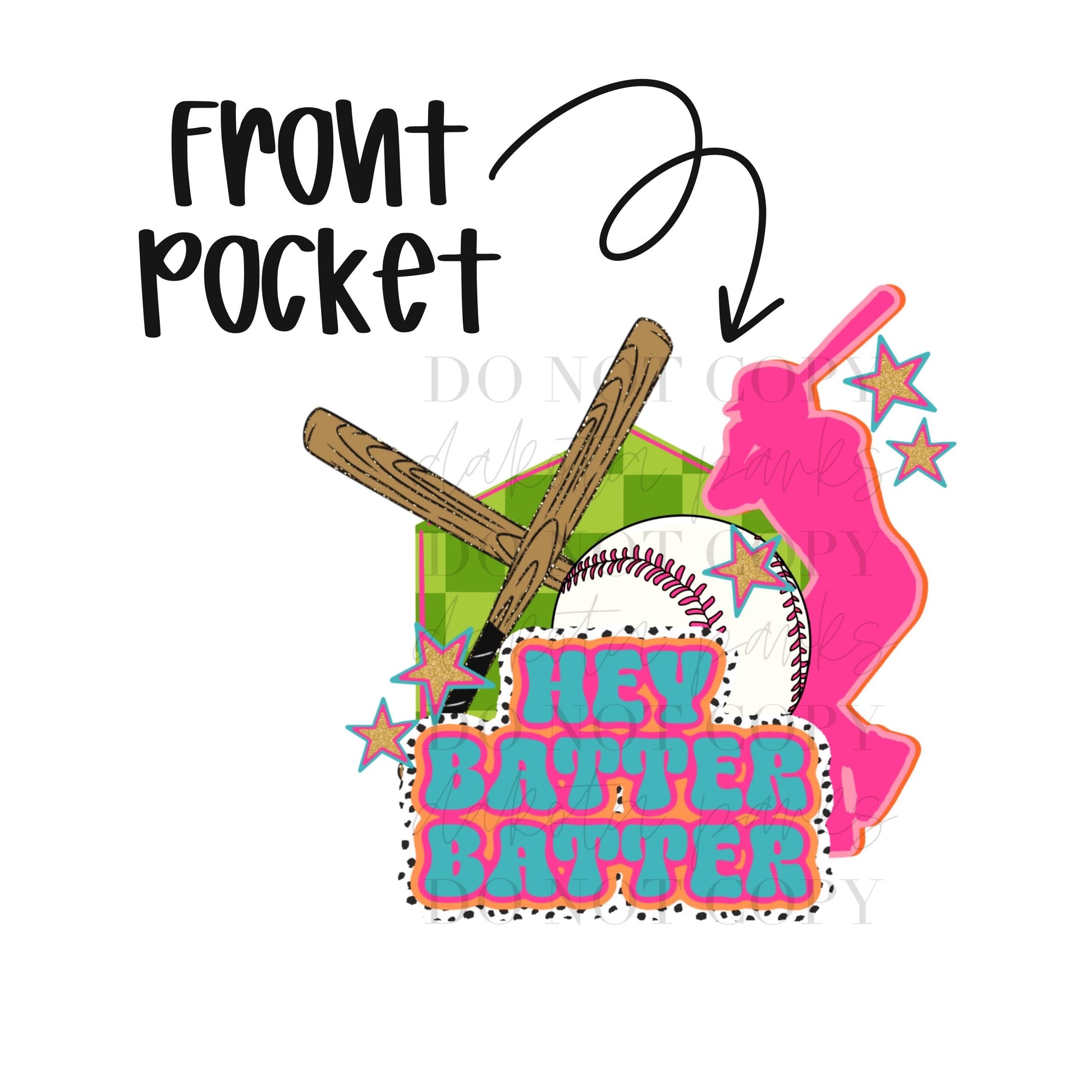 Baseball Preppy PNG, Fun Baseball PNG, preppy baseball png, baseball png, coquette png, girly, vivid png, neon, glitter digital design png