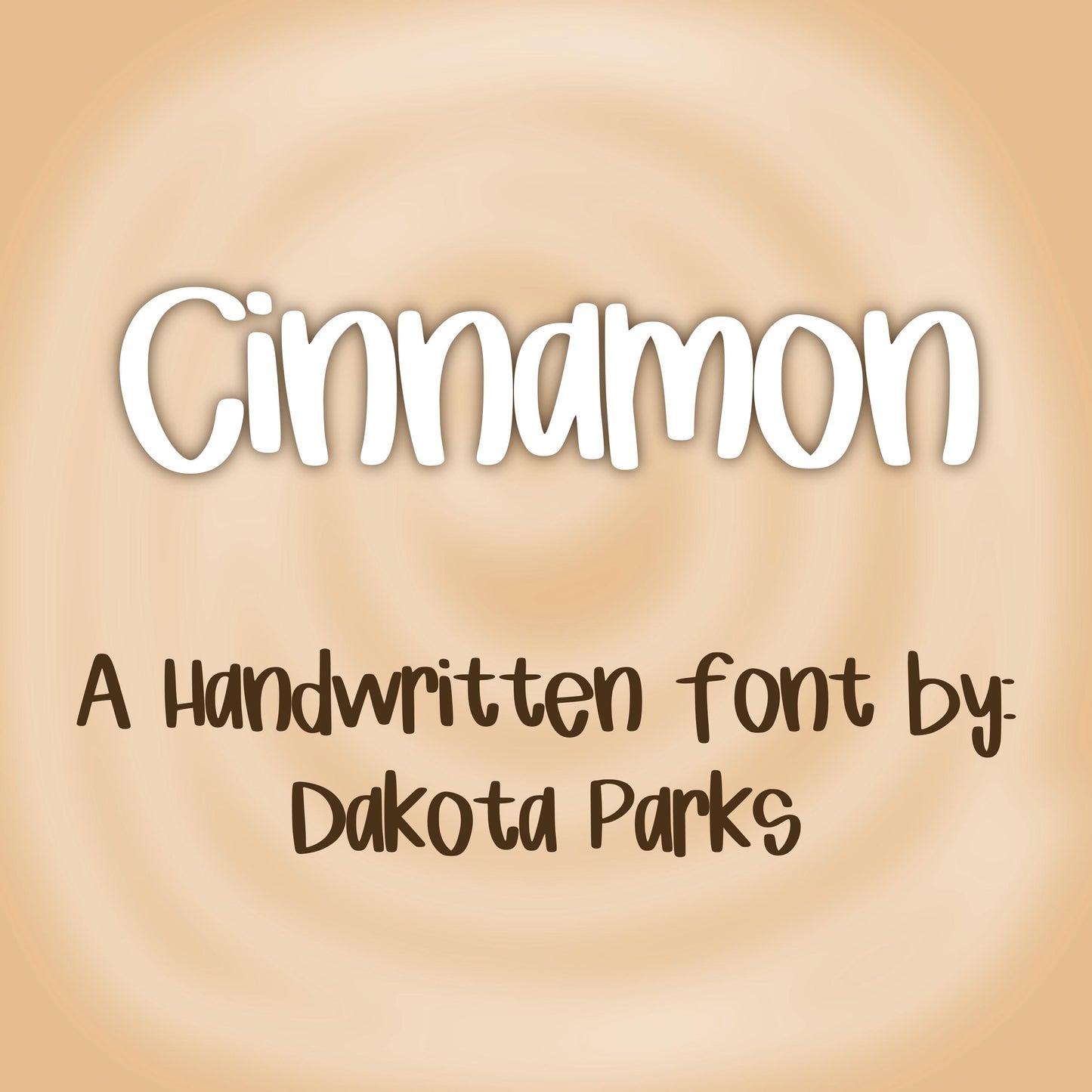 Cinnamon Handwritten Font, procreate font, handwriting font, curvy font, silhouette font, hand lettering, trendy font, alpha, A-Z
