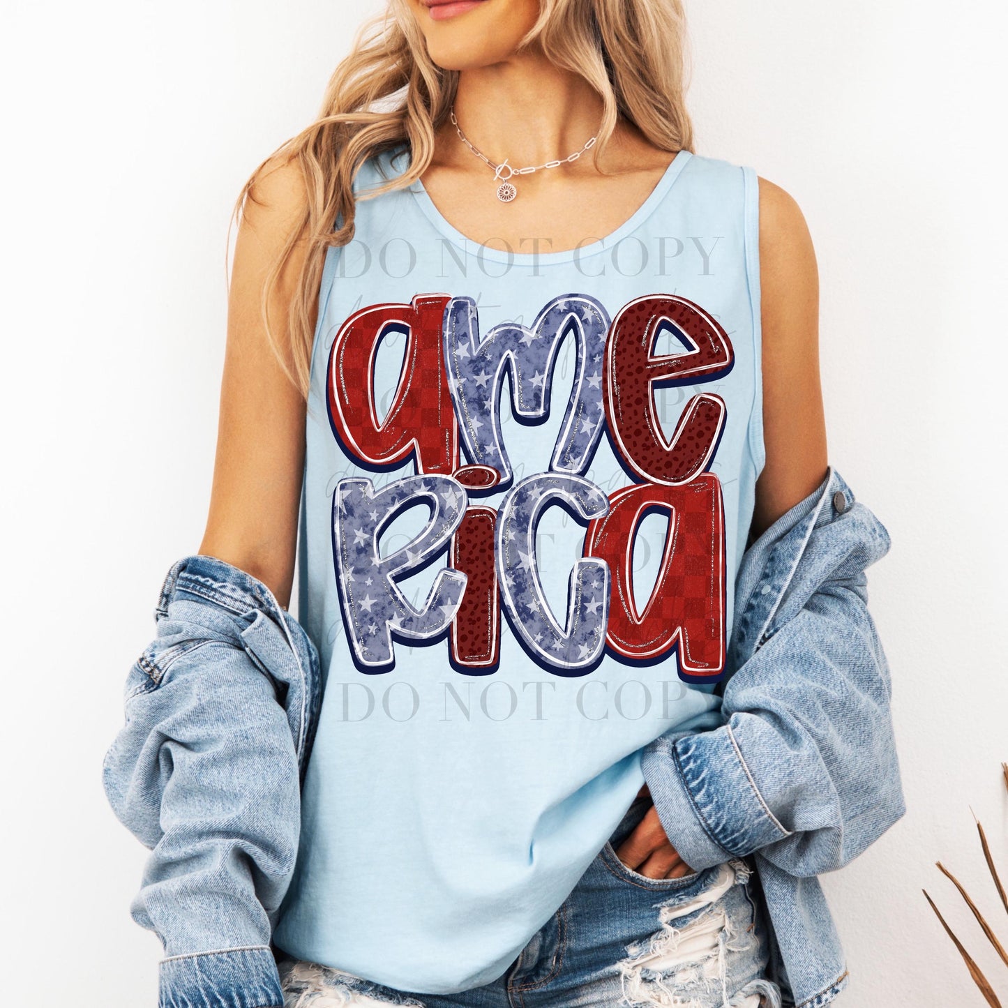 American PNG, Patriotic PNG, Preppy Dtf, July 4th, Memorial Day Png, Merica, Digital Design, Hand Drawn, Letters