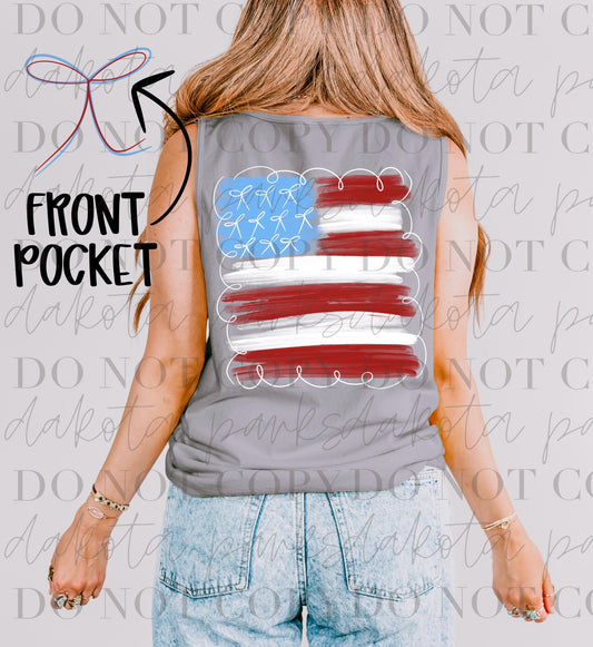 American Coquette PNG, Patriotic PNG, Preppy Dtf, July 4th, Memorial Day Png, Merica, Digital Design, Hand Drawn, Letters