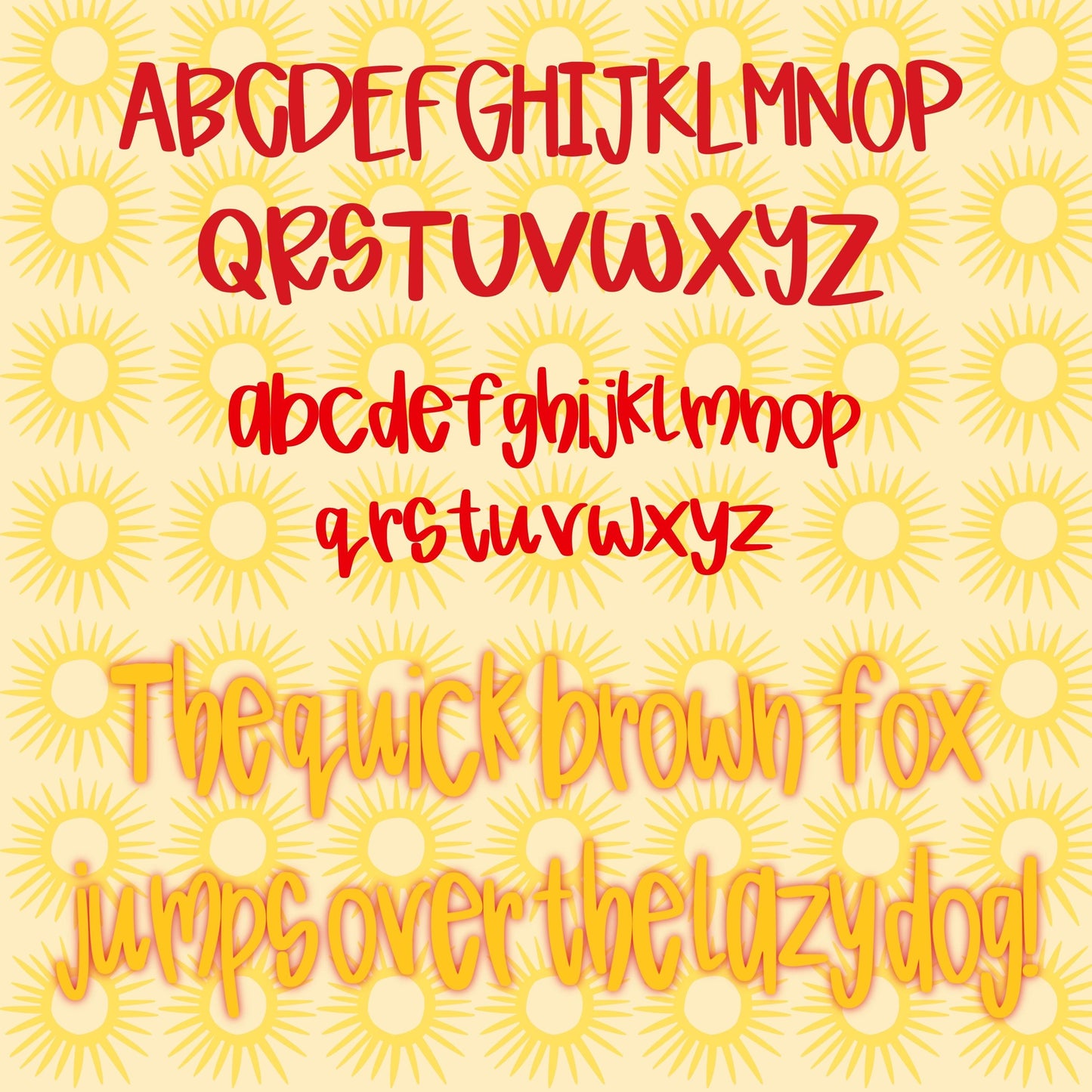 Sunshine Handwritten Font, procreate font, handwriting font, curvy font, silhouette font, hand lettering, trendy font, alpha, A-Z